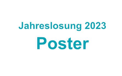 Poster Jahreslosung 2021 - Plakate