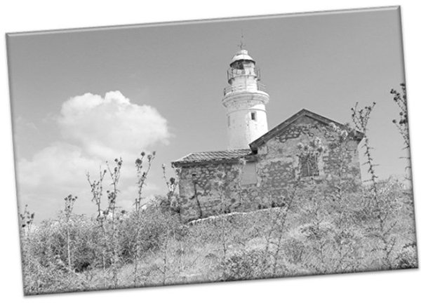 Leinwanddruck: Leuchtturm, Paphos IV - British Lighthouse, Cyprus