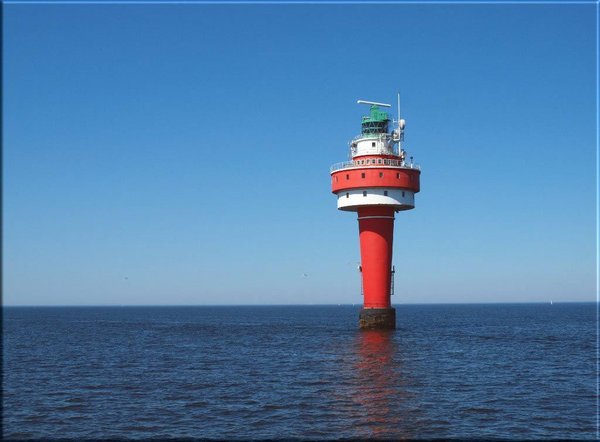 Leinwanddruck: Leuchtturm Alte Weser - Leuchttüme - Nordsee