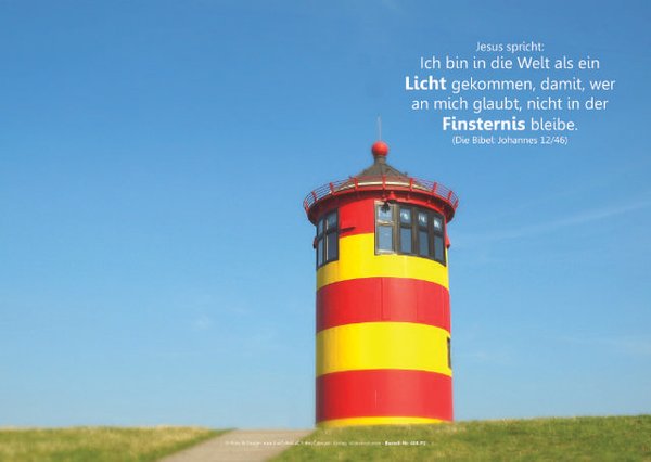 Christliche Poster A1 - 14-Stück-Set Leuchttürme - Plakate - Schaukasten