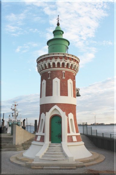 Leinwanddruck: Leuchtturm Kaiserschleuse - Pingelturm, Bremerhaven