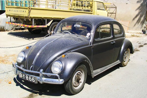 Poster VW Käfer - Exportkäfer in Nicosia